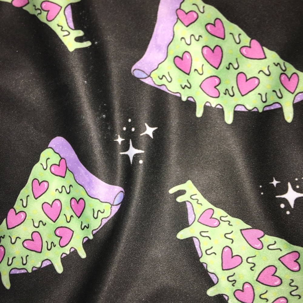 ARTSCOW space pizza dress, size 3XL